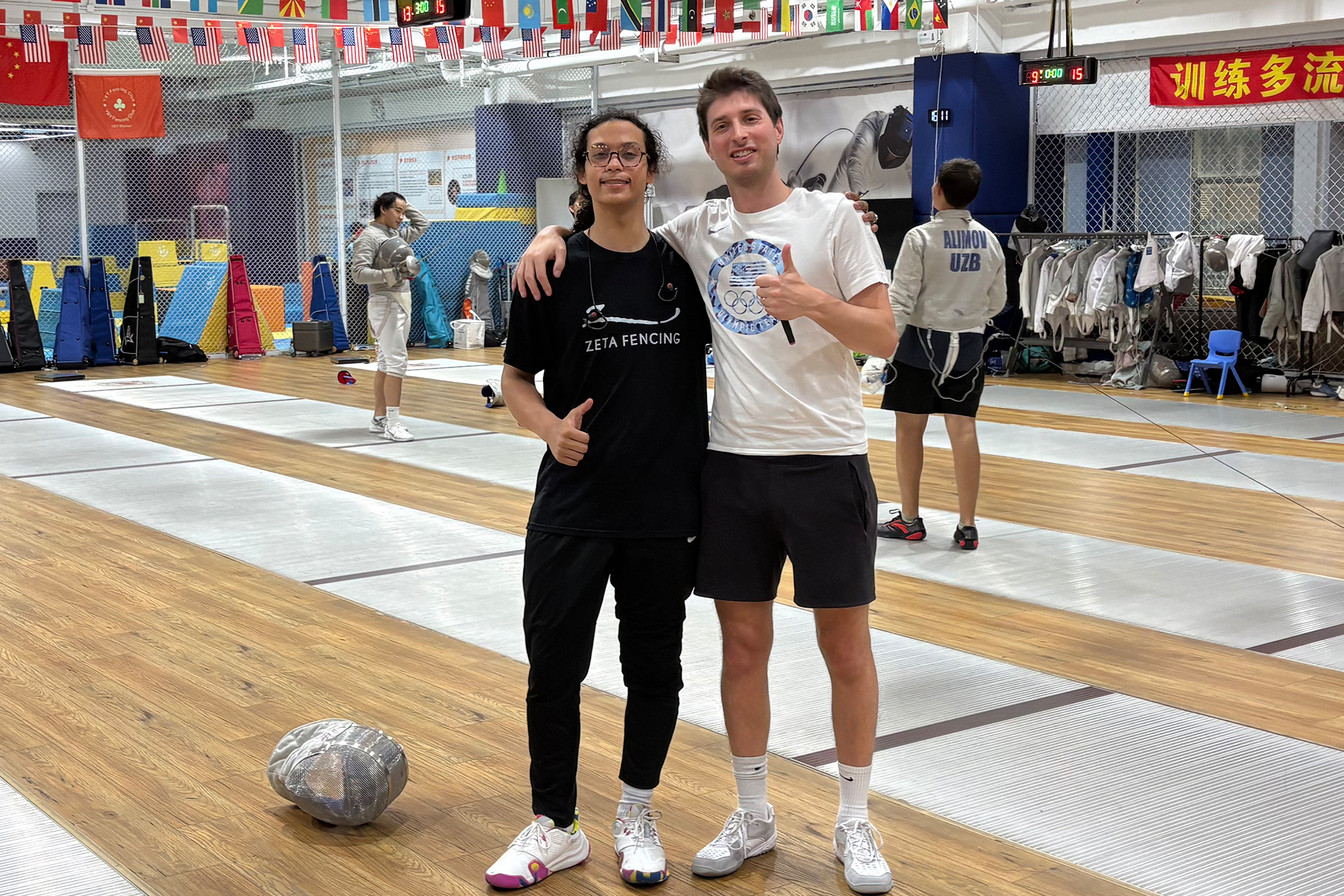 Pheonix-Fencing-The Goal_0004_IMG_1007 With Eli in Shanghai.
