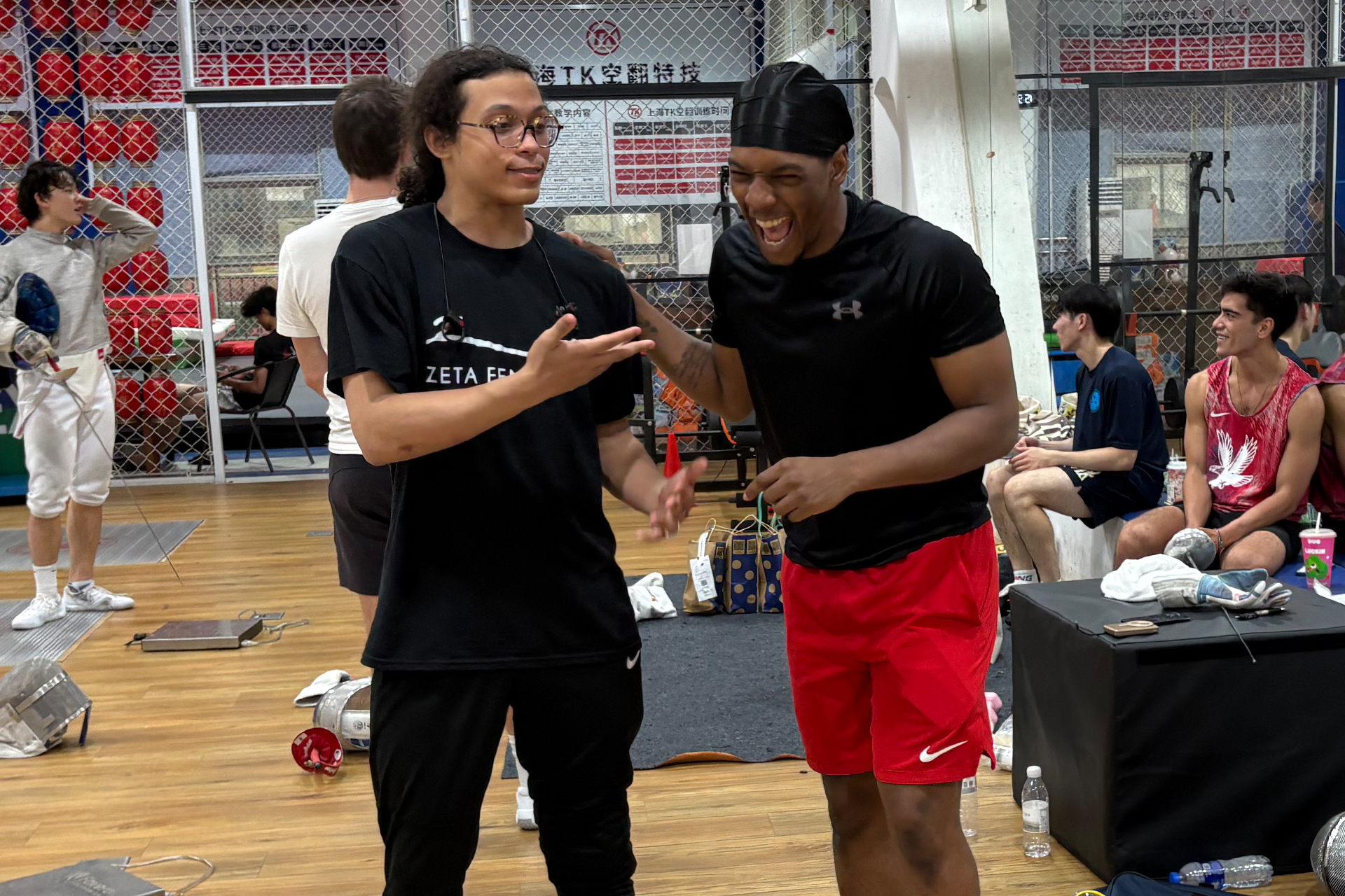 Pheonix-Fencing-The Goal_0008_IMG_0966 With Khalil Thompson in Shanghai.